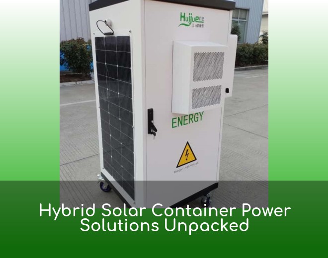 Hybrid Solar Container Power Solutions Unpacked